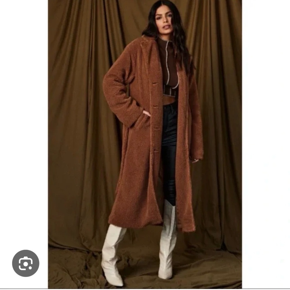 12th Tribe Brown Teddy Jacket